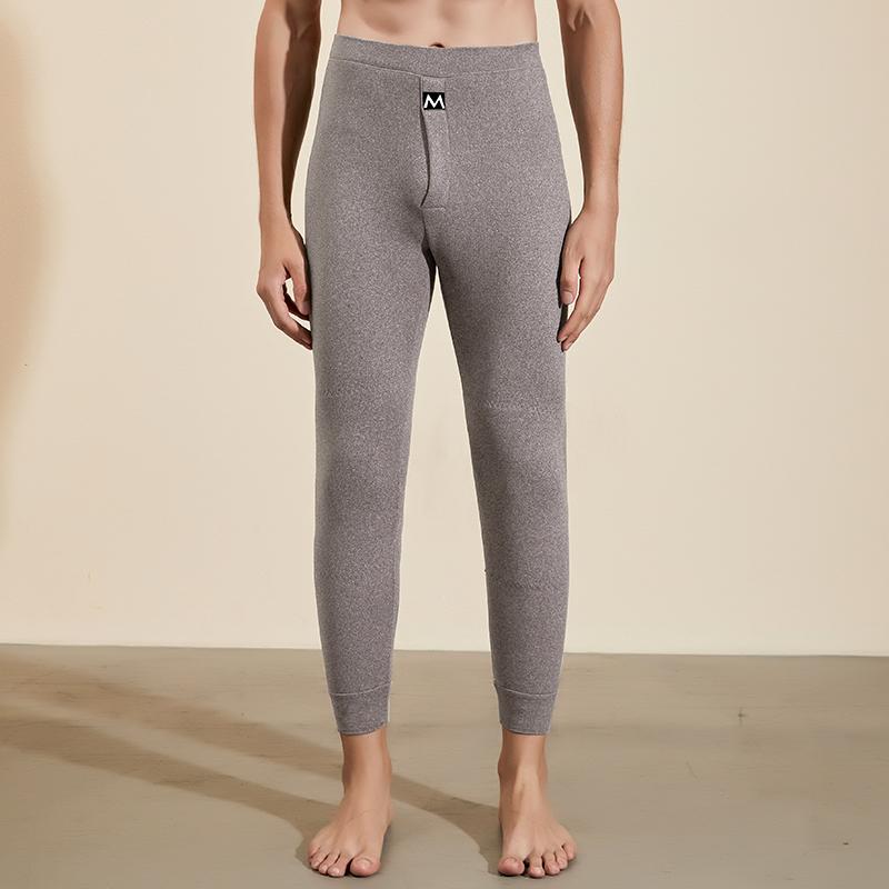 1/2 Chiếc Mùa Đông Ấm Dày Trang Quần Legging Dáng Dài Johns Len Đáy Quần Lót Sinh Nhiệt Nam Nhung Giữ Nhiệt Quần nam Giữ Ấm