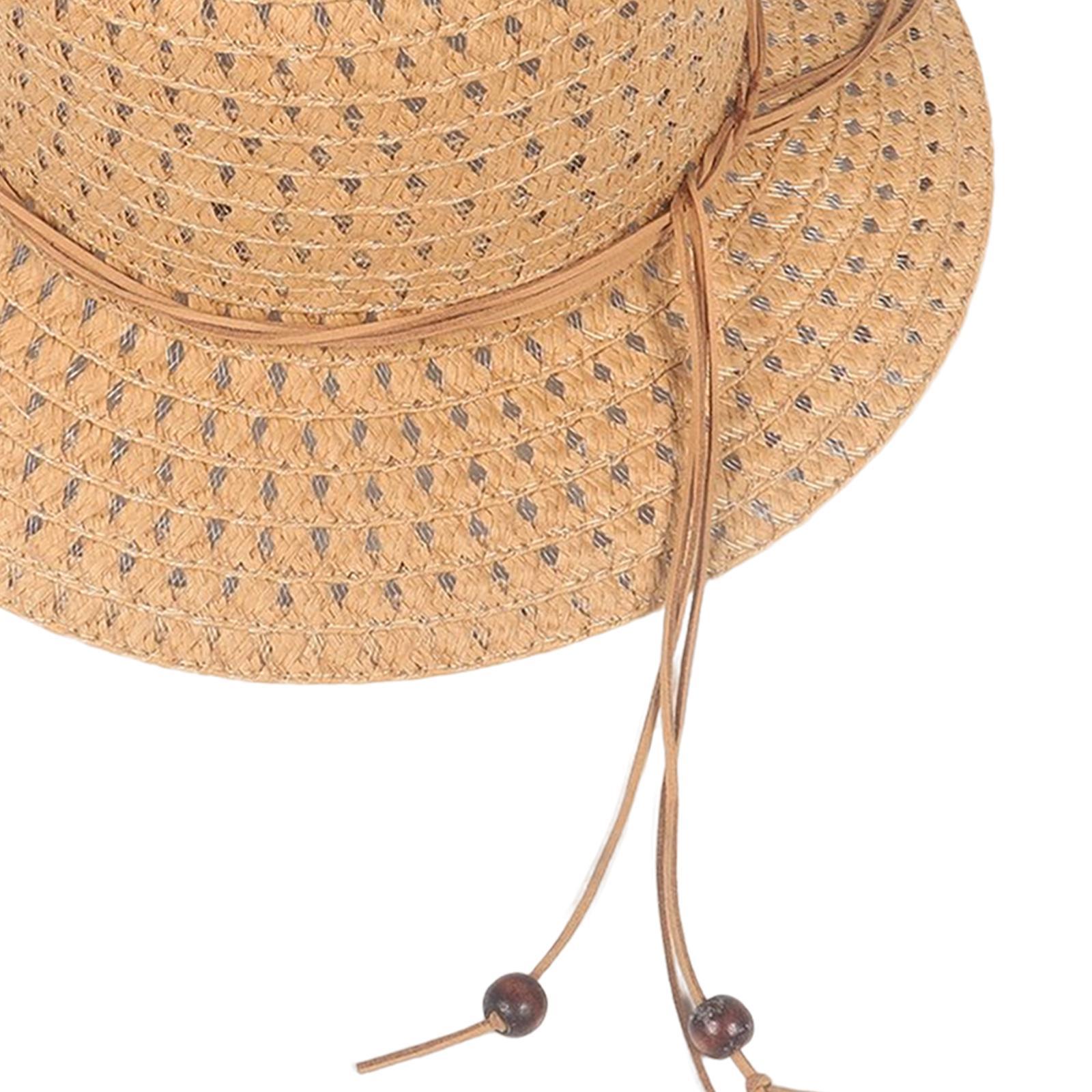 Unisex Straw Hats Panama Fashionable Wide Hat for Outdoor