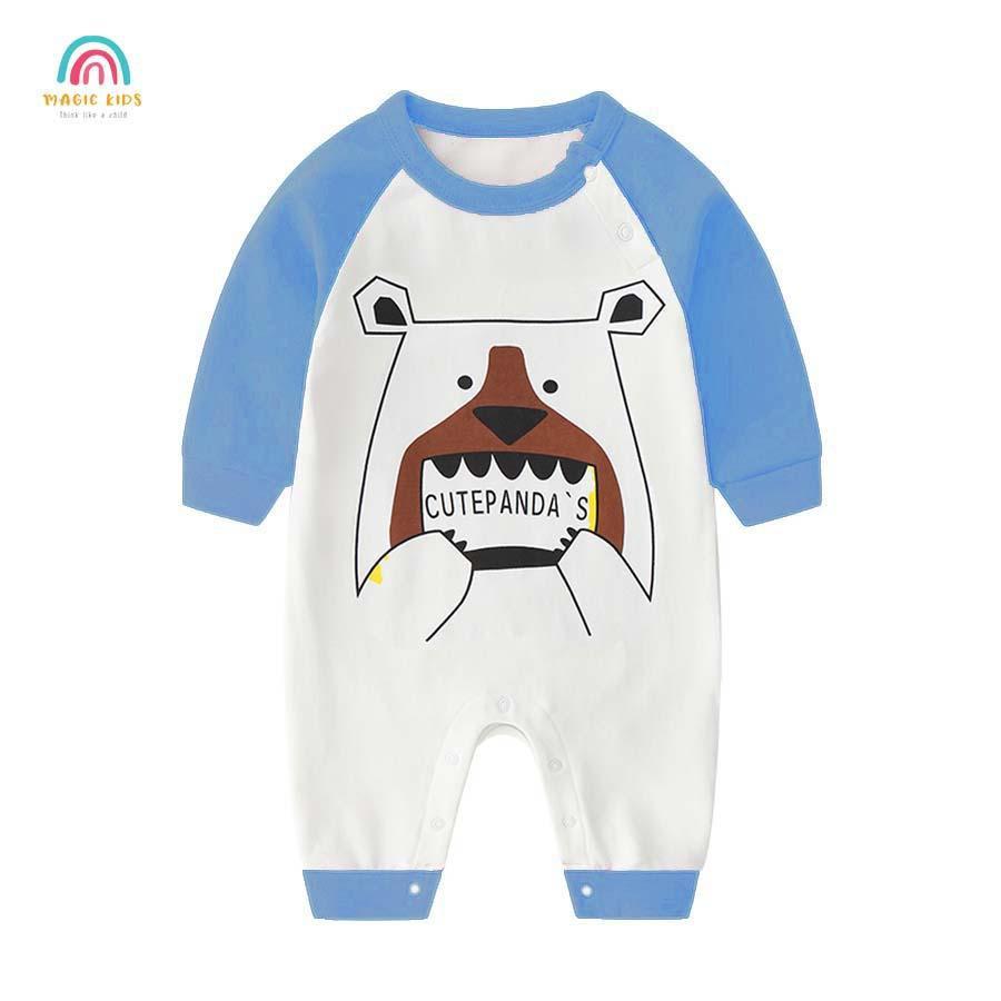 Bộ body dài tay in họa tiết hình thú đáng yêu BL20011 - MAGICKIDS