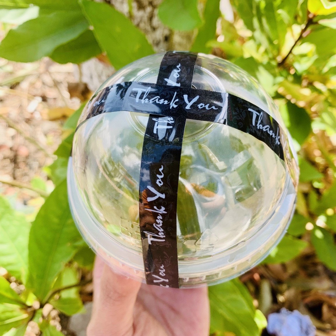 Cuộn Băng keo THANK YOU dán ly cafe - nắp hộp ATD111