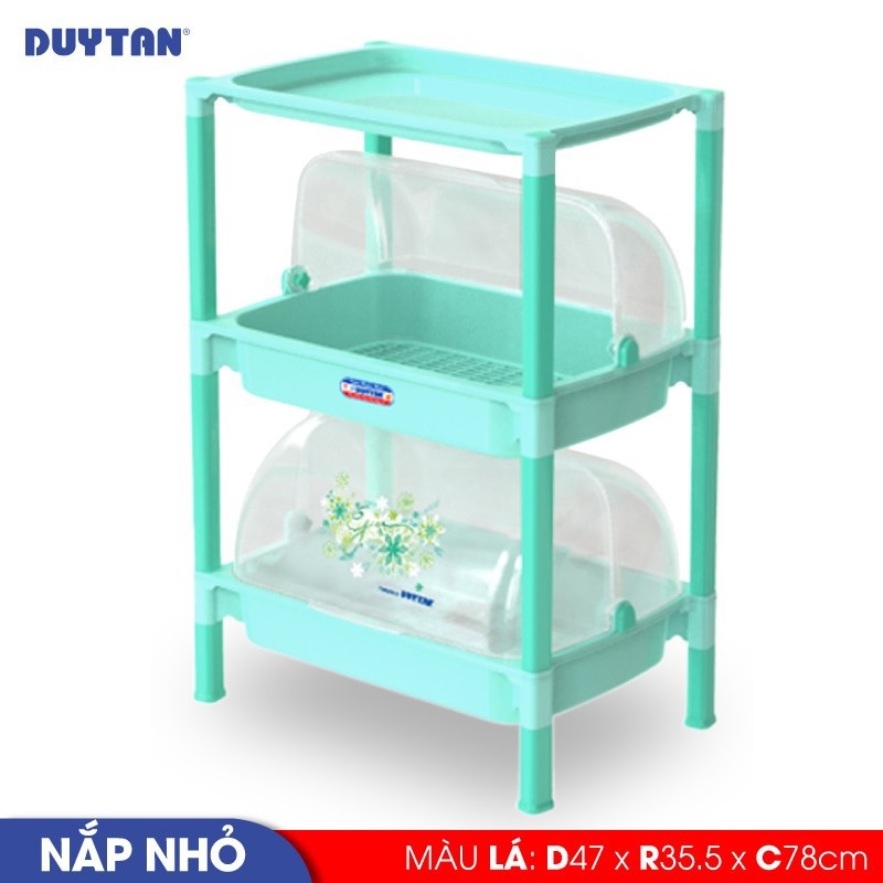 Kệ nắp nhỏ nhựa Duy Tân 2 ngăn  - 04090 - Giao màu ngẫu nhiên - Hàng chính hãng
