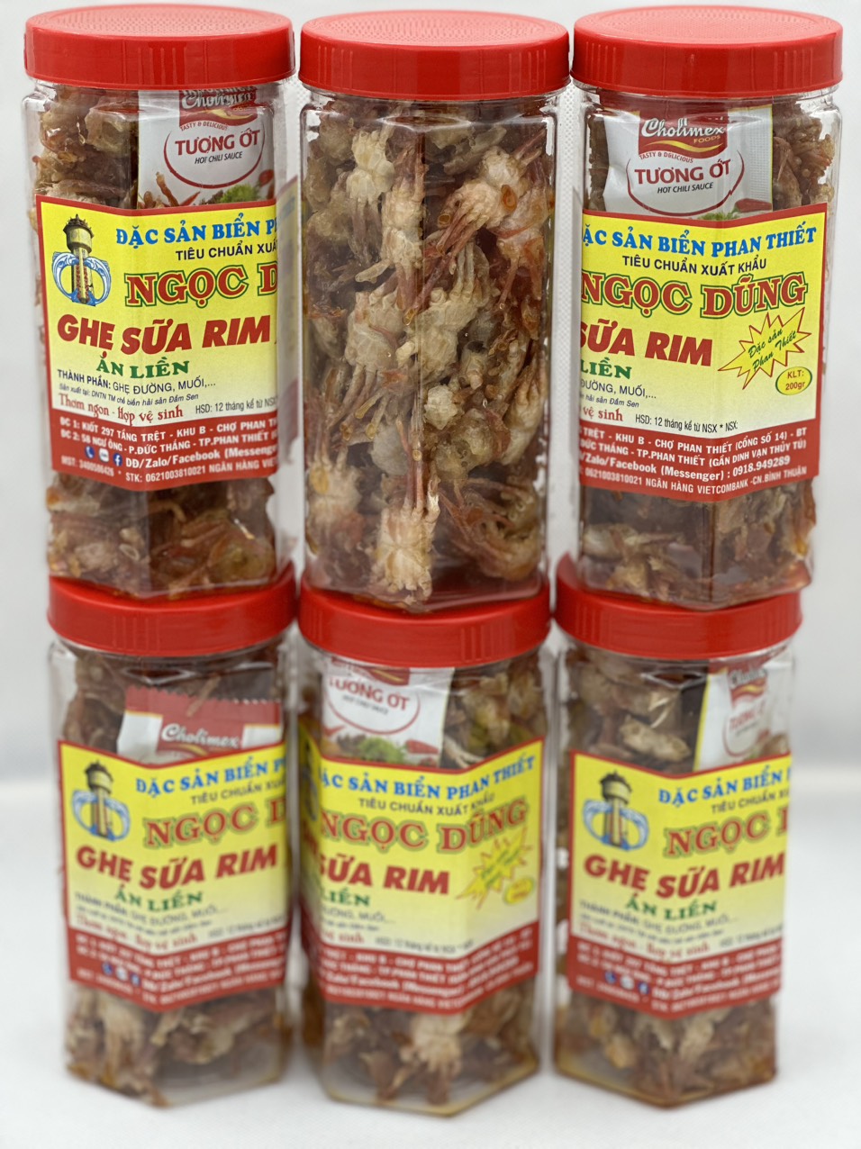 Đặc sản Phan Thiết - Ghẹ Sữa Rim Hộp 250 Gram Đã Chế Biến Ăn Liền Ngon Ơi Là Ngon. Hạn Sử Dụng 12 Tháng Kể Từ Ngày Đặt Hàng - OCOP 4 Sao