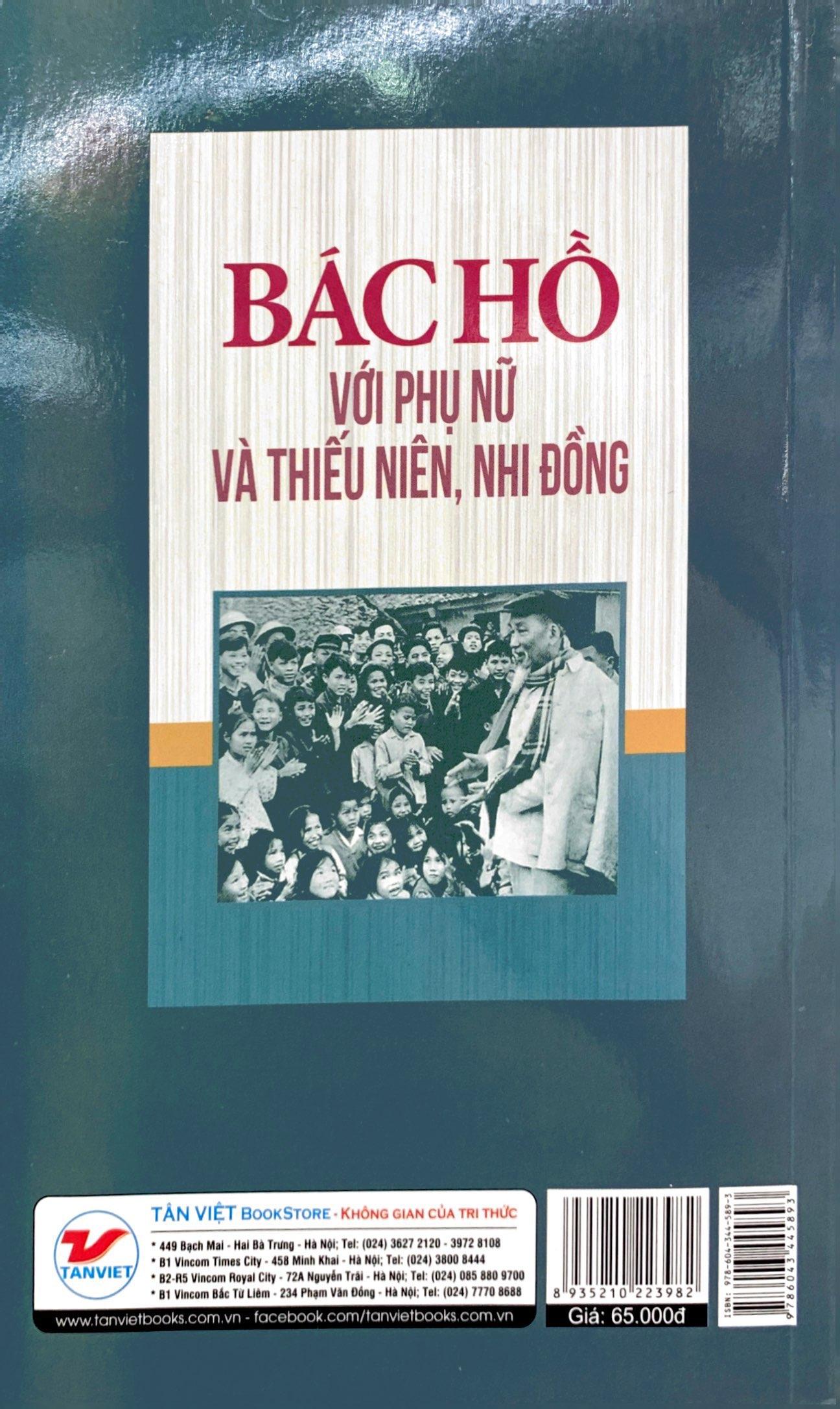 Sách Bác Hồ Với Phụ Nữ Và Thiếu Niên Nhi Đồng