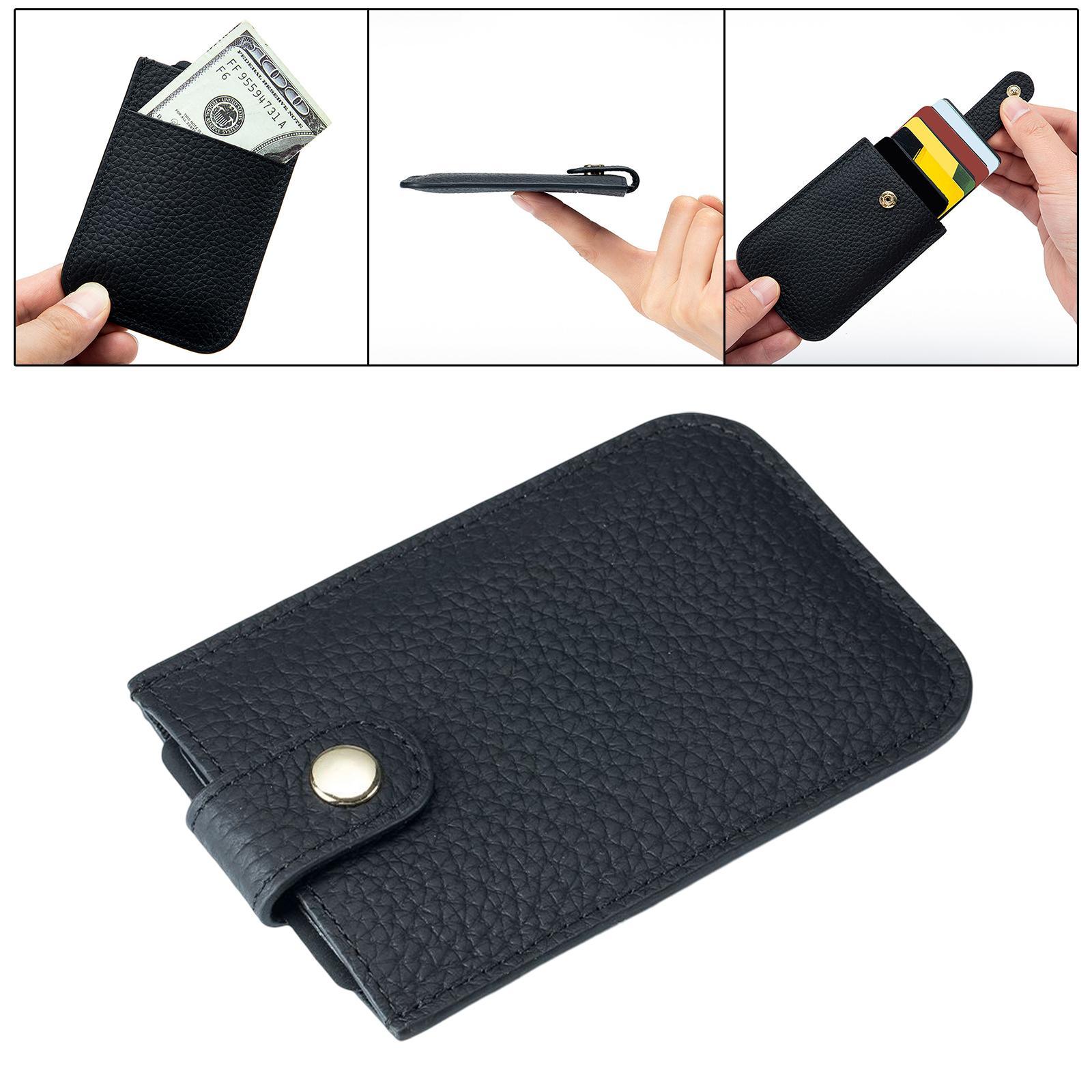 Pocket Modern Card Holder with Compartment Purse Gift Casual Minimalist Thin Wallet