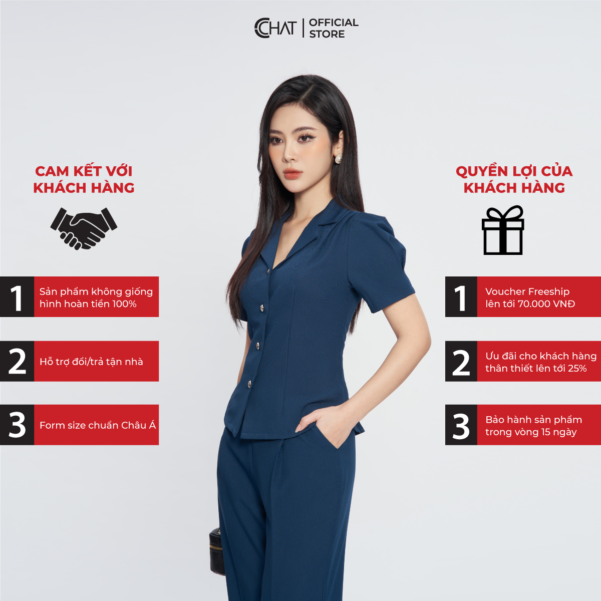 Set Đồ Nữ  Bộ Quần Baggy Áo Cổ Kiểu Chất Tuytsi Cao Cấp 13BNS2003BT
