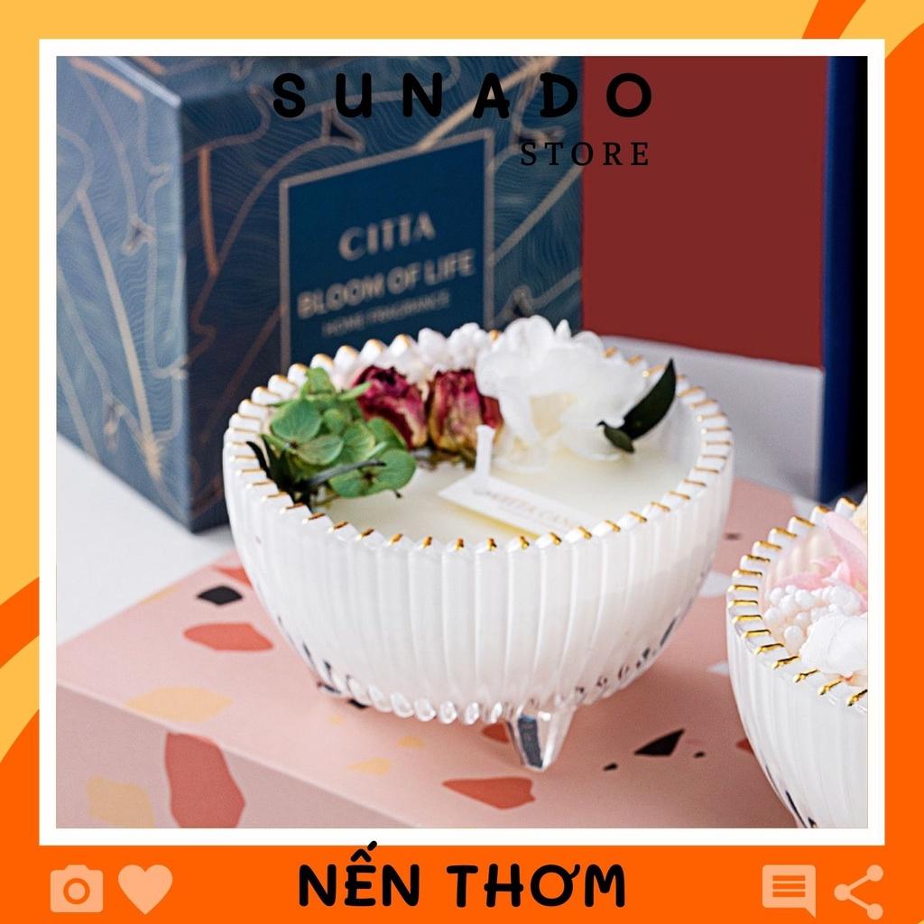 Nến thơm phòng hoa khô không khói NCTC