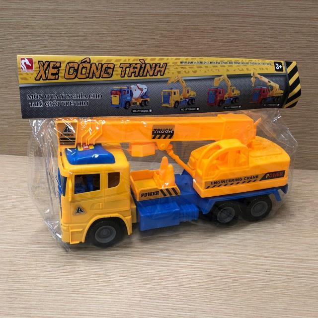 Đồ Chơi Hướng Nghiệp Xe Cẩu Công Trình Cho Bé Loại Lớn Hàng VN
