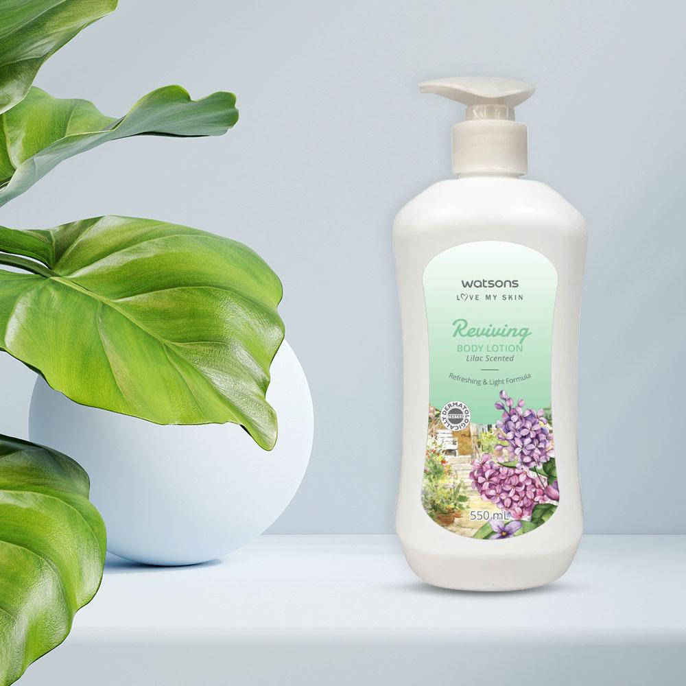 Sữa Dưỡng Thể Watsons Hương Hoa Lilac Giúp Phục Hồi Làn Da 550ml