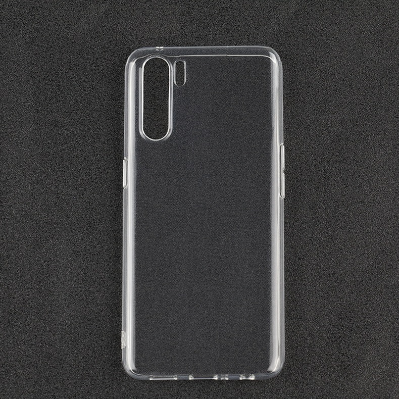 Ốp lưng dẻo silicone trong suốt dành cho OPPO A91 - Hàng cao cấp
