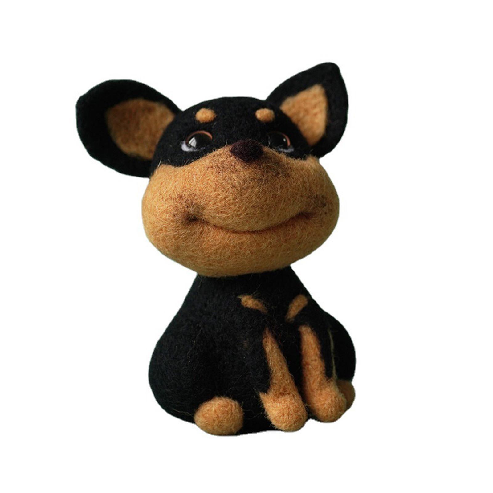 Felting Starter Kit Wool Felting Material Package Puppy Felt Craft Kits Birthday Gift