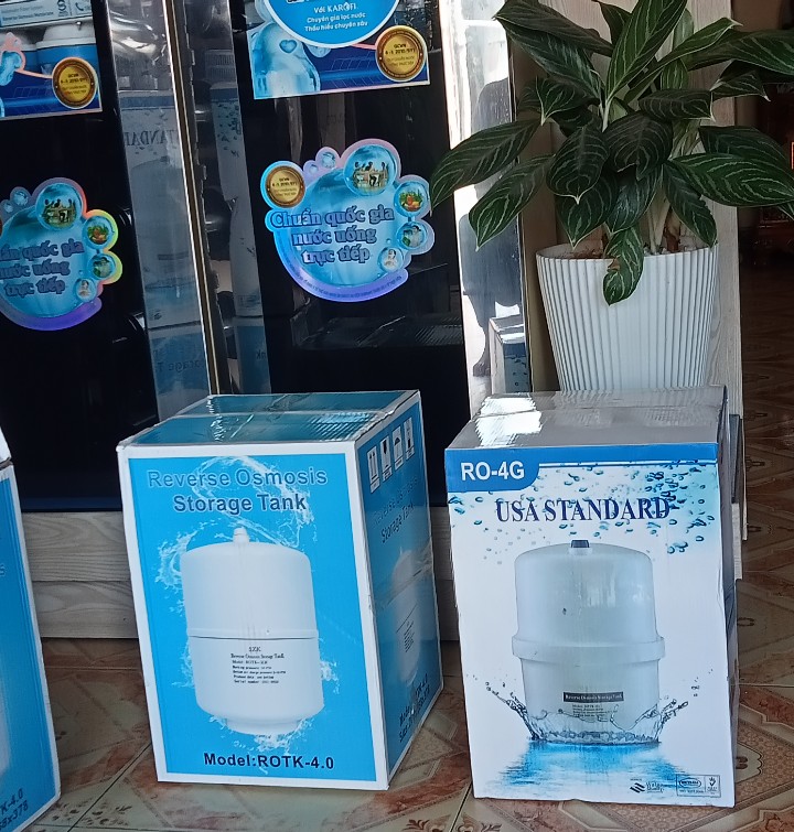 BÌNH ÁP THÉP 4.0G - DÙNG CHO MÁY LỌC NƯỚC RO