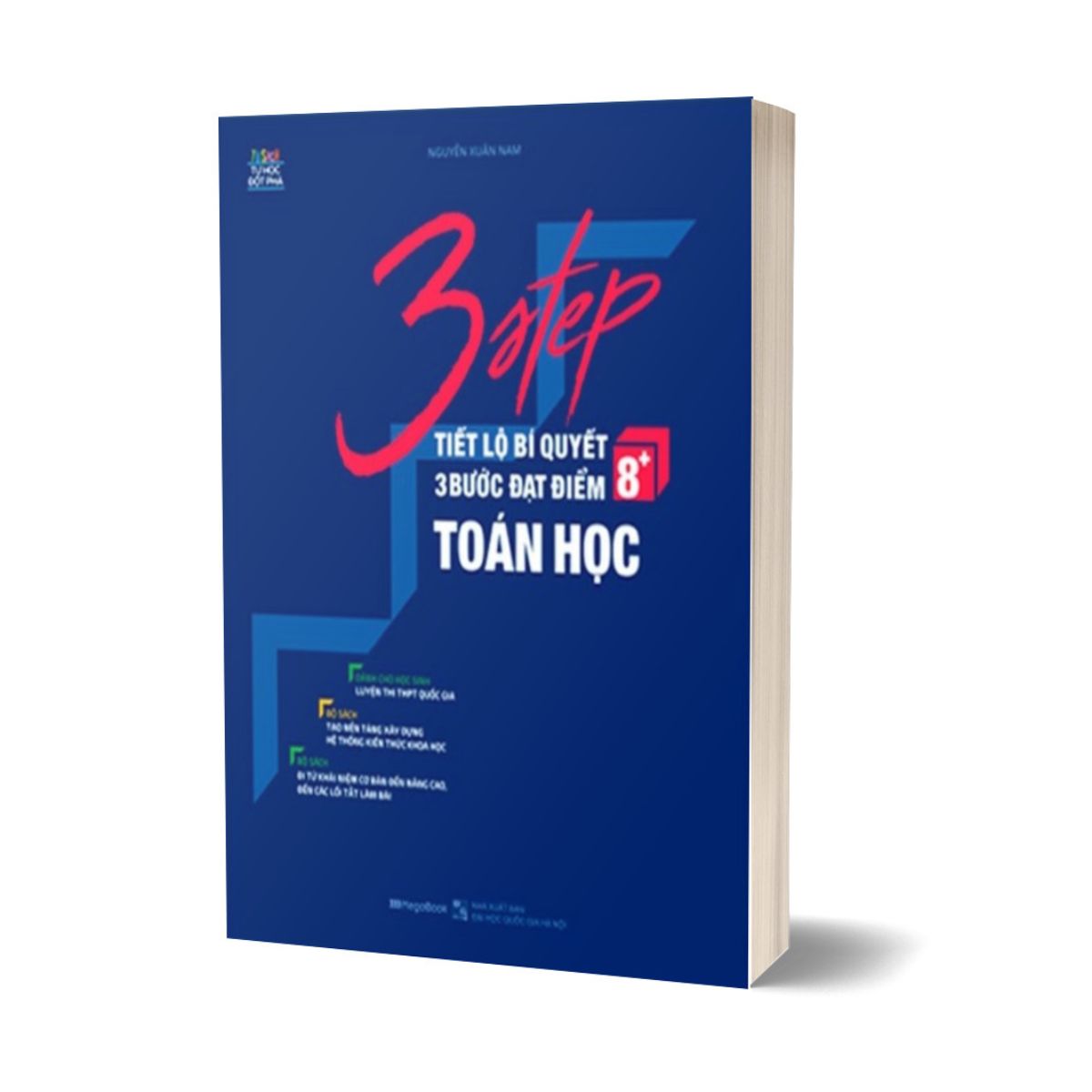 Hình ảnh Bộ Sách 3 Step Khối D7 - Tiết Lộ Bí Quyết 3 Bước Đạt Điểm 8+ Toán - Hóa - Anh