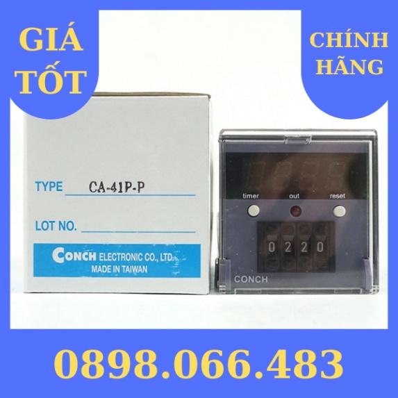 *Giao Toàn Quốc* Bộ Đếm Màn Hình Kỹ Thuật Số Công Nghiệp Bộ Đếm Một Phần Bốn Chữ Số Bộ Đếm CA-41P-P Conch xuất VAT