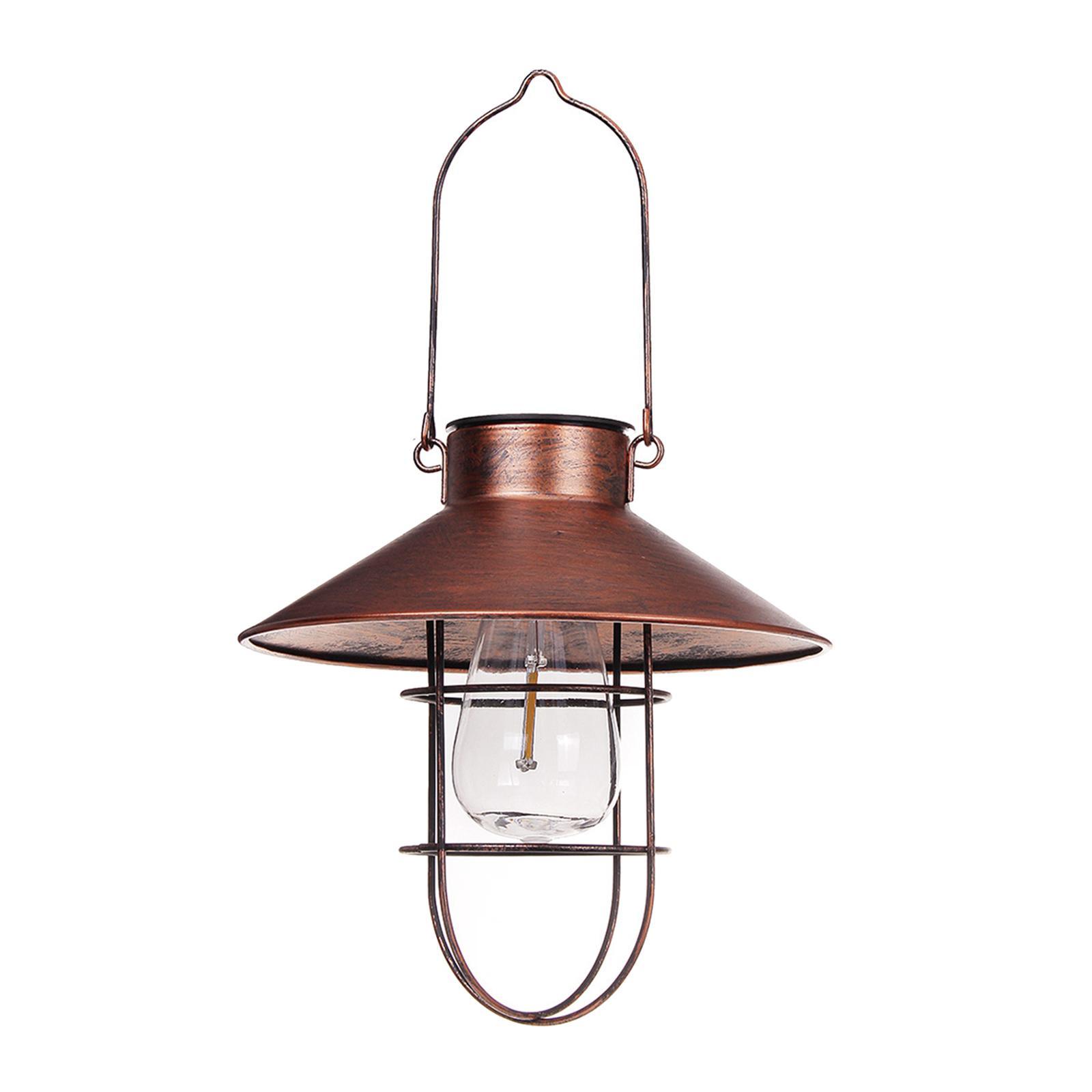 2X Solar Lantern Lamp Outdoor Decorative Lights for Yard Landscape Villa