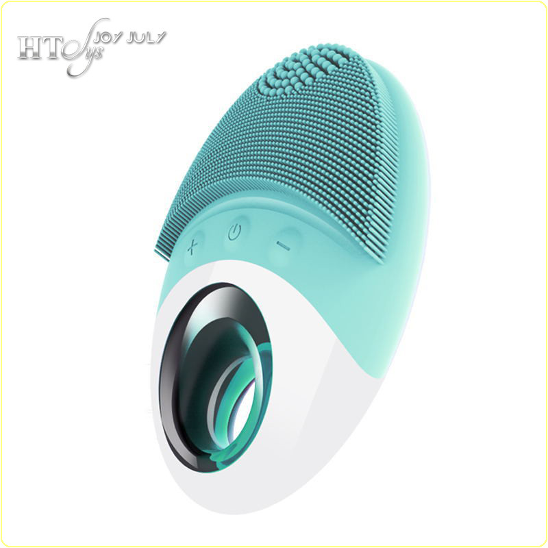 Máy rửa mặt mini massage tích hợp sóng âm HT SYS - JOYJULY - Facial Cleansing & Massaging Device