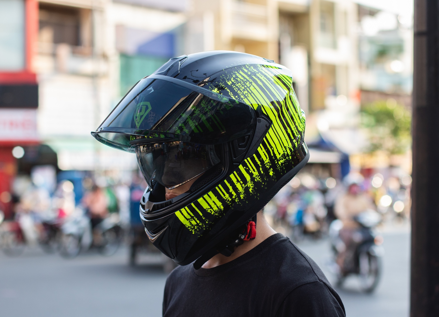 Mũ Bảo Hiểm Fullface Hai Kính YOHE 981