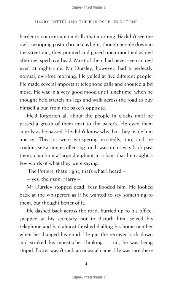 Harry Potter and the Philosopher’s Stone (English Book)