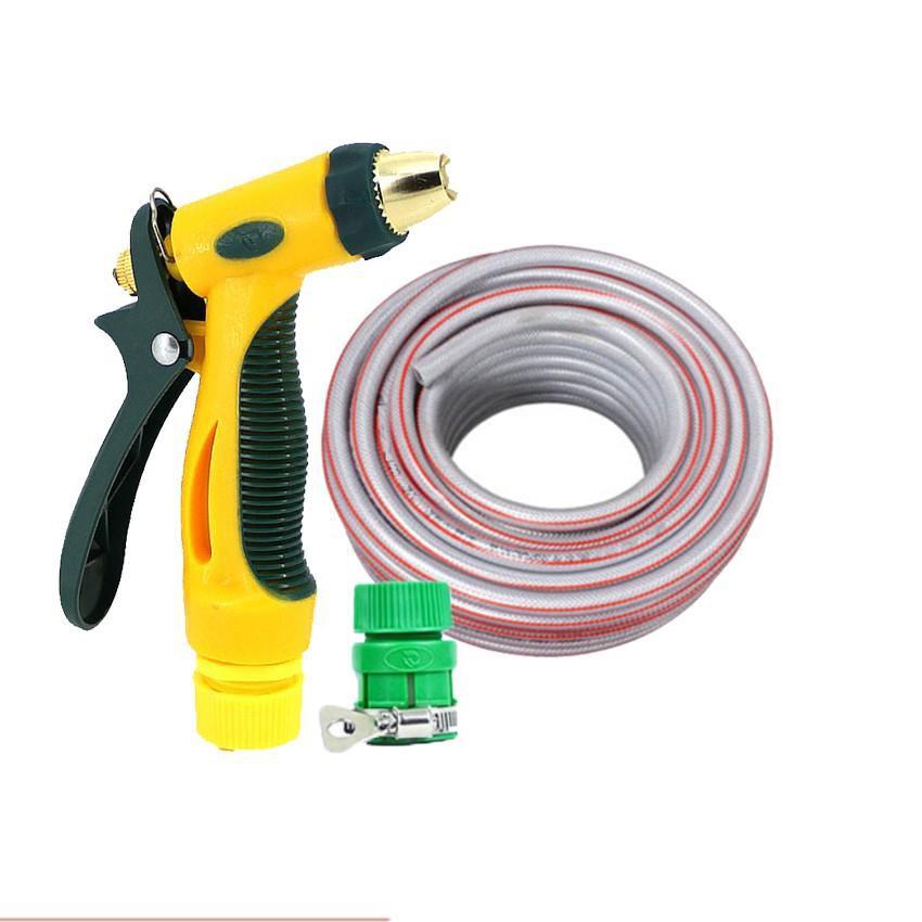 Bộ dây vòi xịt nước rửa xe,tưới cây tăng áp 3 lần 20M 206317