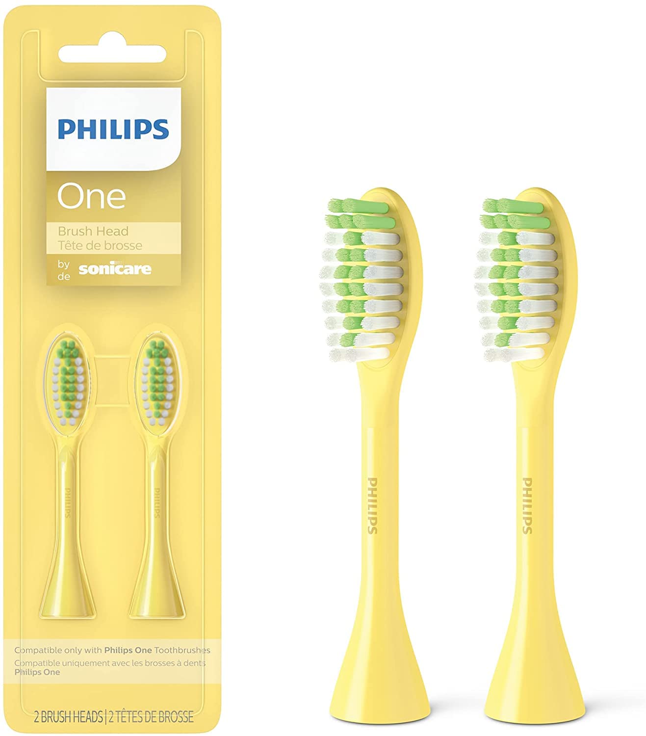 Philips One By Sonicare, 2 đầu bàn chải