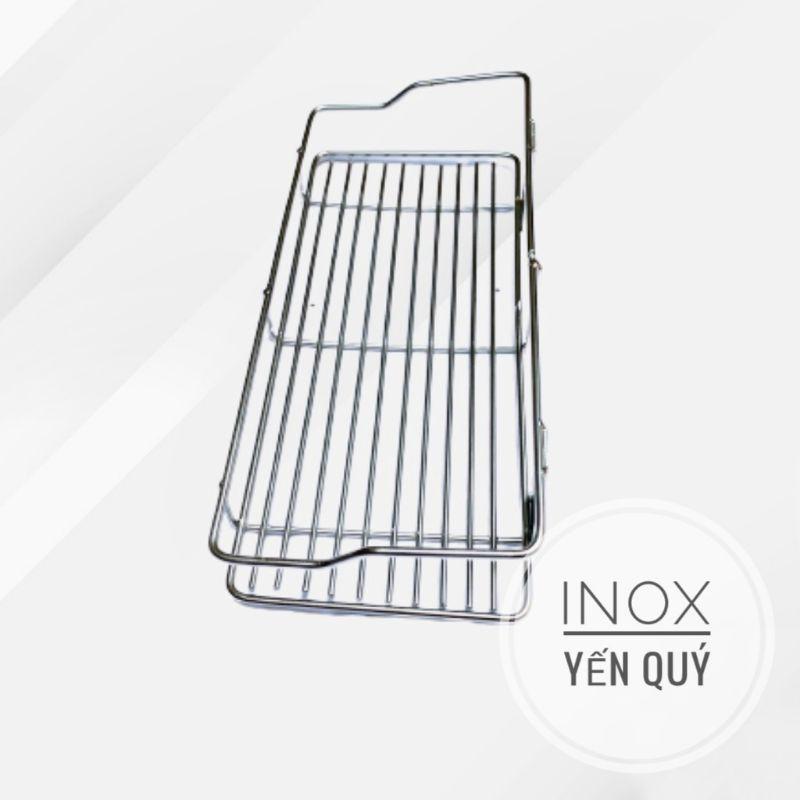 Kệ để đồ - Kệ gia vị treo tường 1 tầng inox chống gỉ