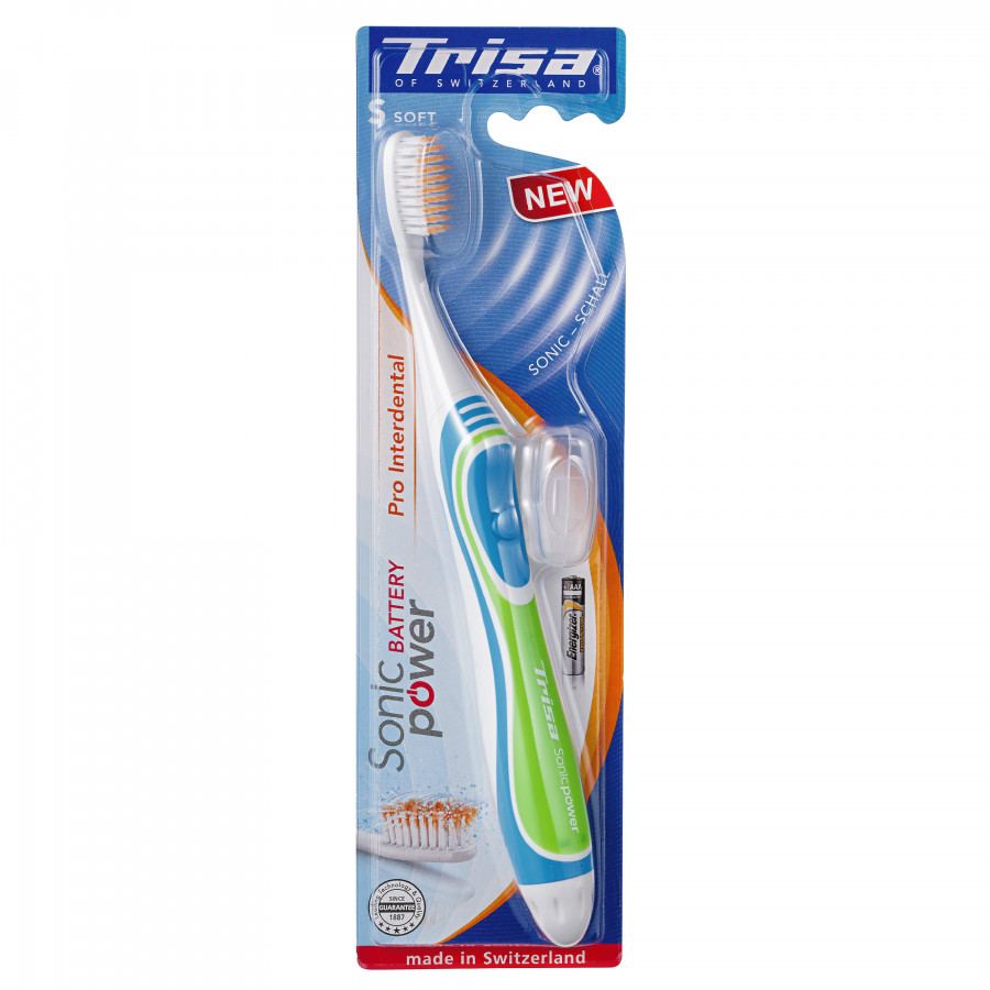 Bàn Chải Pin TRISA Pro Interdental Soft