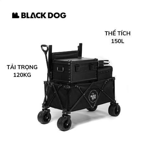 Xe kéo gấp gọn 4 chiều tháo rời bánh Blackdog BD-TC002