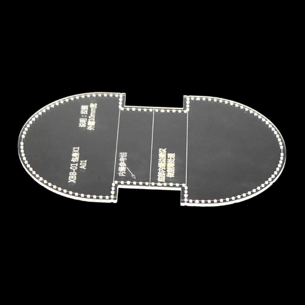 Wallet Template Acrylic Purse Model Stencil Template Leather Handicraft