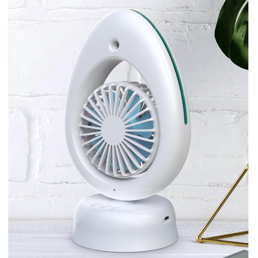 USB Fan Air Conditioner Spraying Mist Cooler Home Humidifier Handheld White