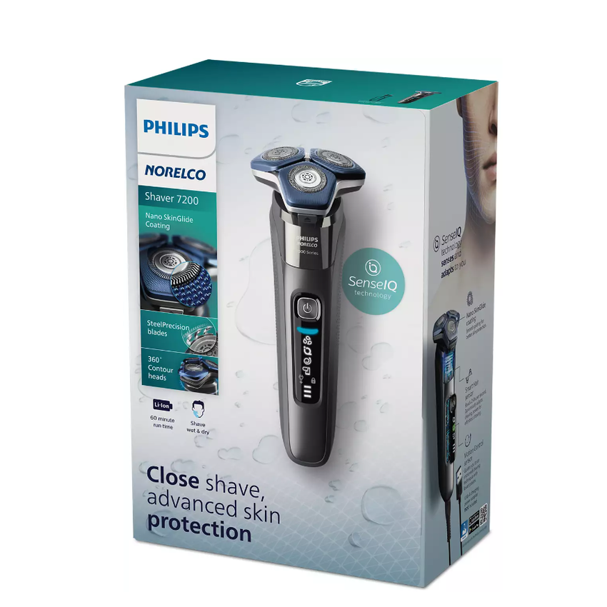 HÀNG CHÍNH HÃNG - Máy cạo râu khô và ướt Philips Norelco S7788, Series 7000