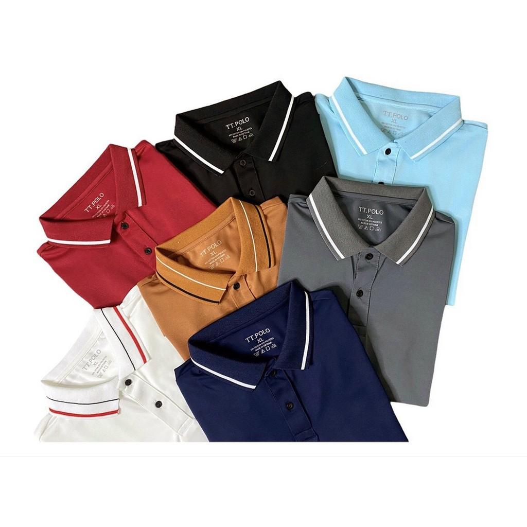 Áo polo - Áo polo nam đẹp - Chất liệu cotton mềm mịn, dầy dặn, hoạt động thoải mái, thấm hút mồ hôi tốt