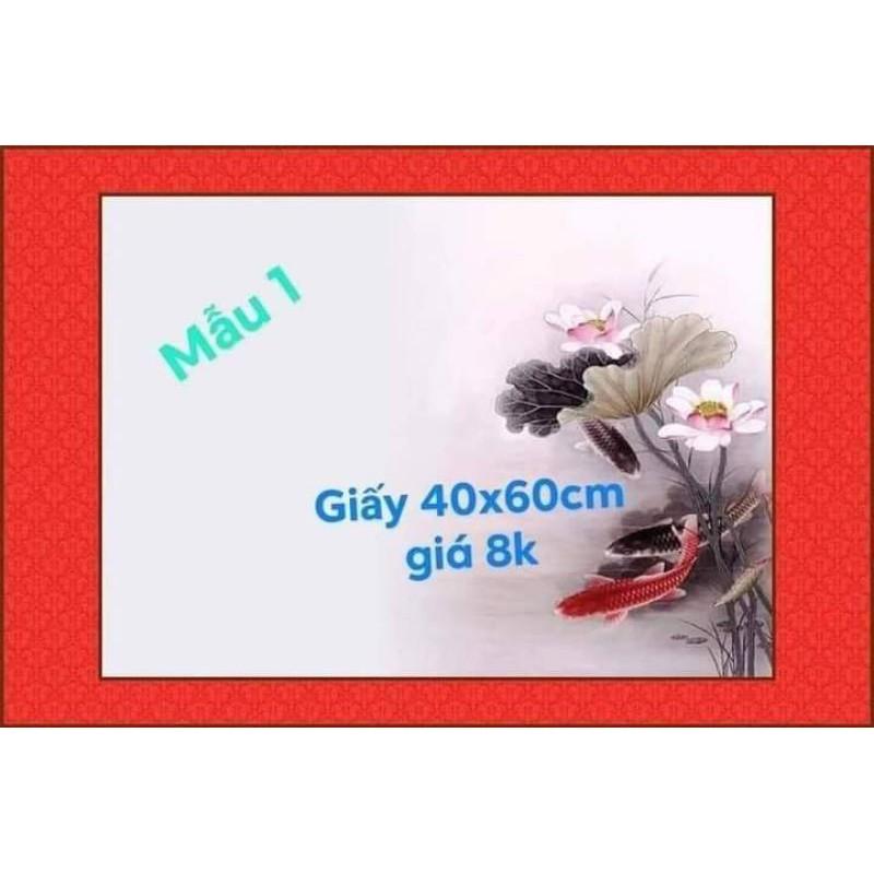 Combo 10 tờ giấy viết thư pháp 40x60cm