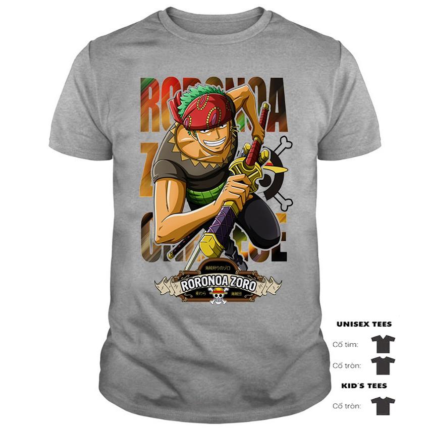 Áo Thun Roronoa Zoro One Piece Siêu Chất | Áo Thun Đảo Hải Tặc Đẹp | One Piece Tshirt