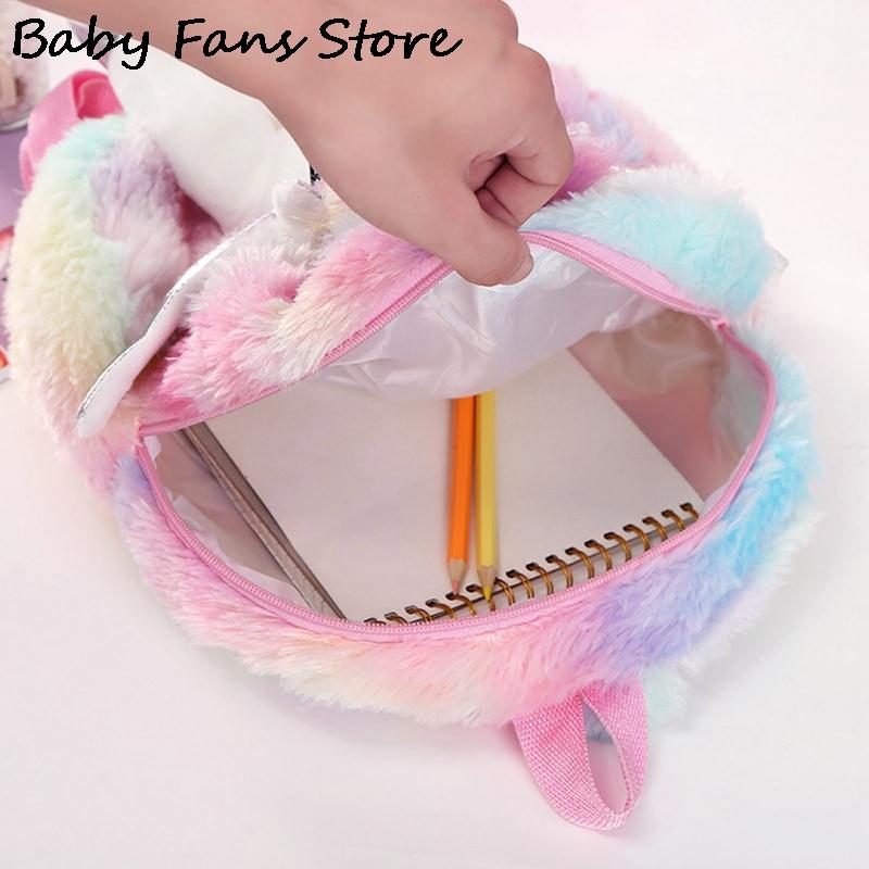 Màu Hồng Sang Trọng Kỳ Lân Ba Lô Cho Bé Trẻ Em Schoolbag Trẻ Em Phim Hoạt Hình Ba Lô Kawaii Dễ Thương Vai Ví Động Vật Đáng Yêu