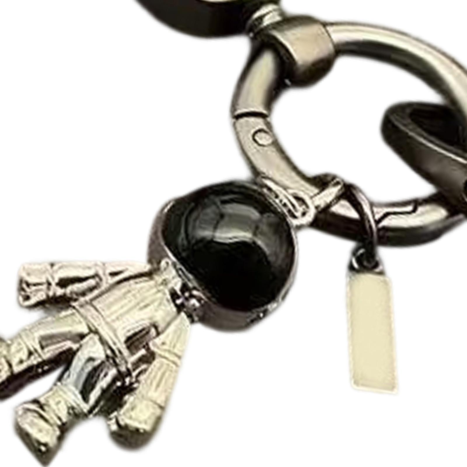 PU Leather Keychain Key Chain Holder Simple Fashion Gift Universal Wrist Strap Decor Zinc Alloy Wear Resistant Pendant for Backpack Men