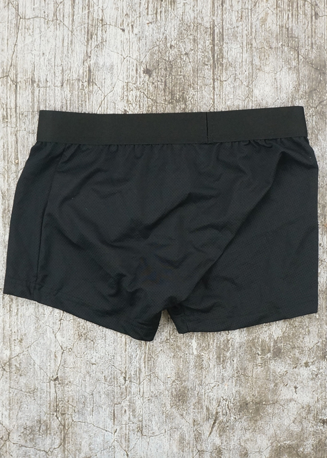 Quần Lót Boxer Nam Lưới Thun Thoáng - Màu Đen
