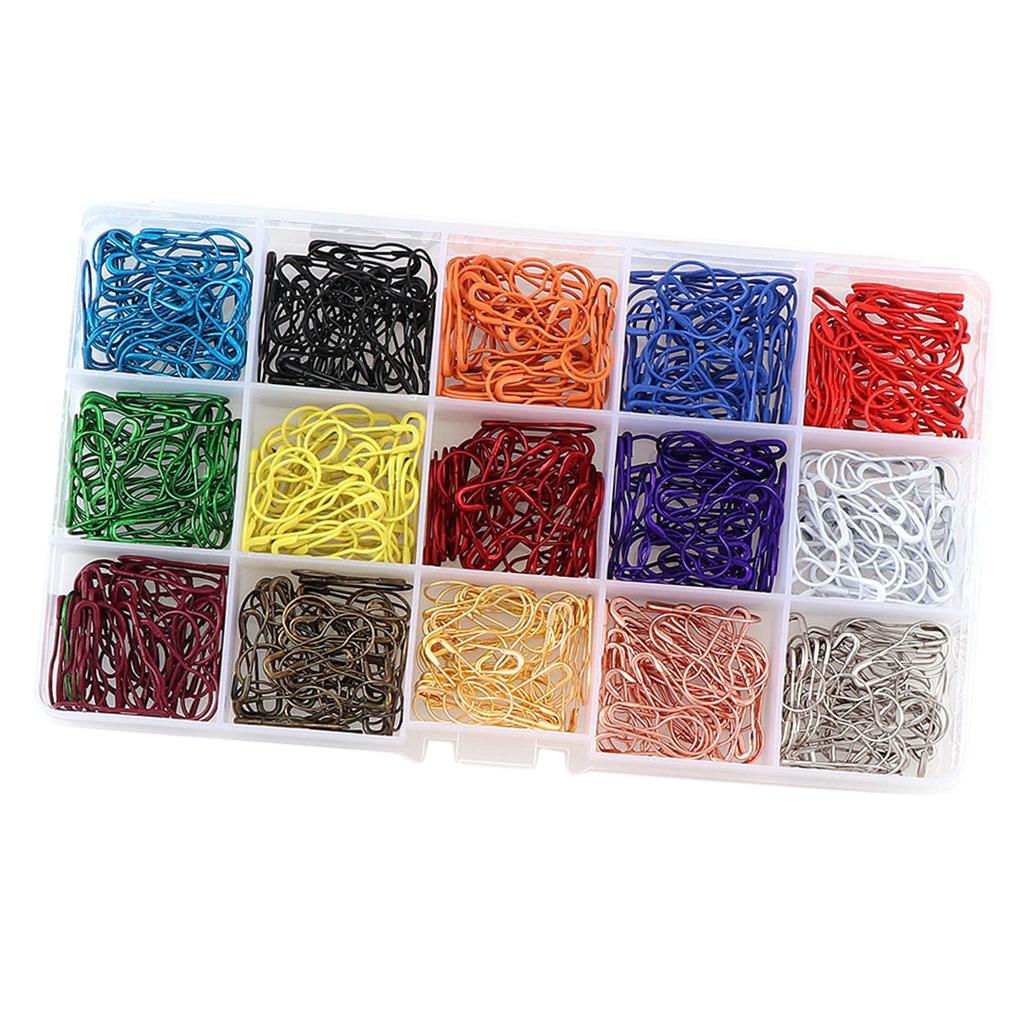 300/600pcs metal pear gourd bulb shape pin Knitting Marker 600pcs