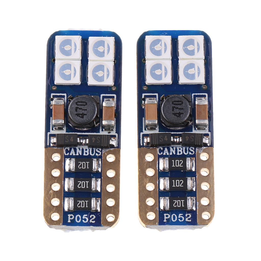 2 Pieces T10 8 LED Car Clearance  Interior  Bulbs
