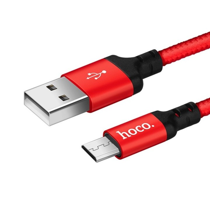 Bộ củ cáp sạc MicroUSB 1m Hoco UX14 cho Android