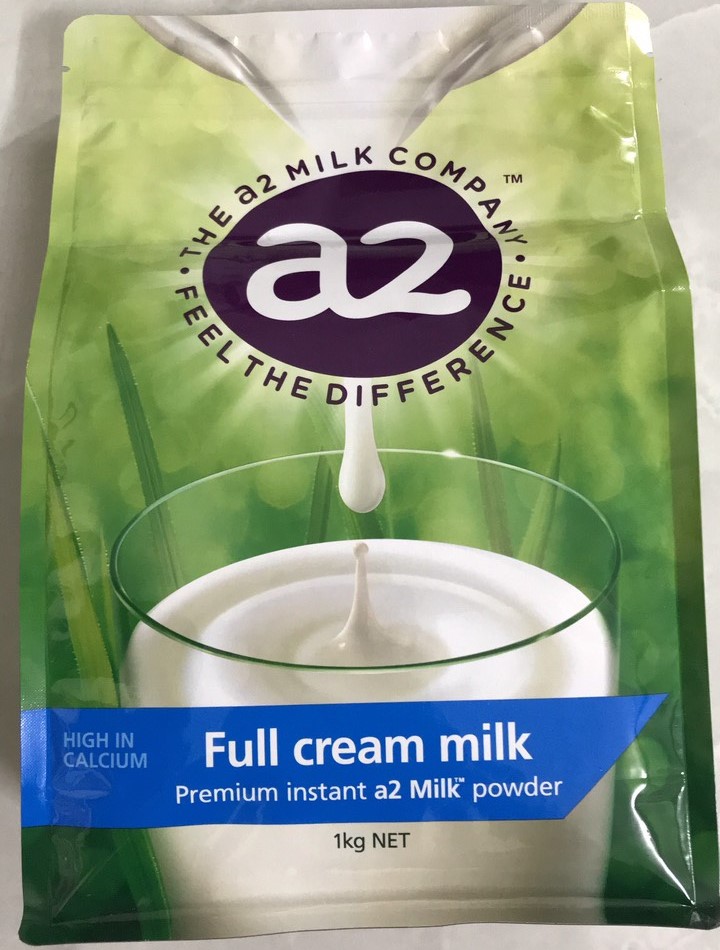 Combo 2 Gói Sữa Bột Nguyên Kem A2 Nhập Khẩu Từ Úc 1kg Pha Được 7 Lít Sữa - Hàng Chính Hãng