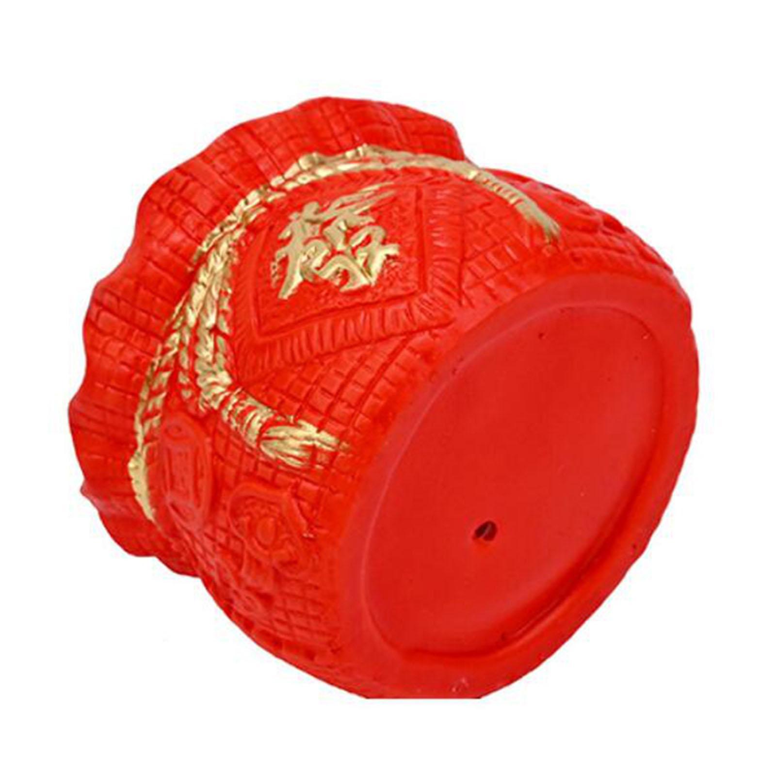 Ceramics Chinese Lucky Money Box Flower  Planter Pot Ornament