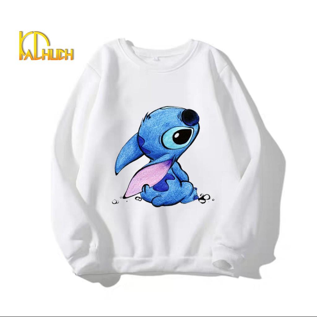 ÁO SWEATER NỮ IN STITCH DỄ THUƠNG