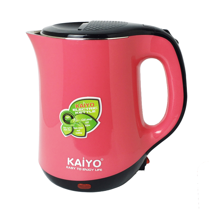 Ấm siêu tốc 2 lớp KAIYO 1,8L KY167 - Hàng chính hãng - Giao màu ngẫu nhiên