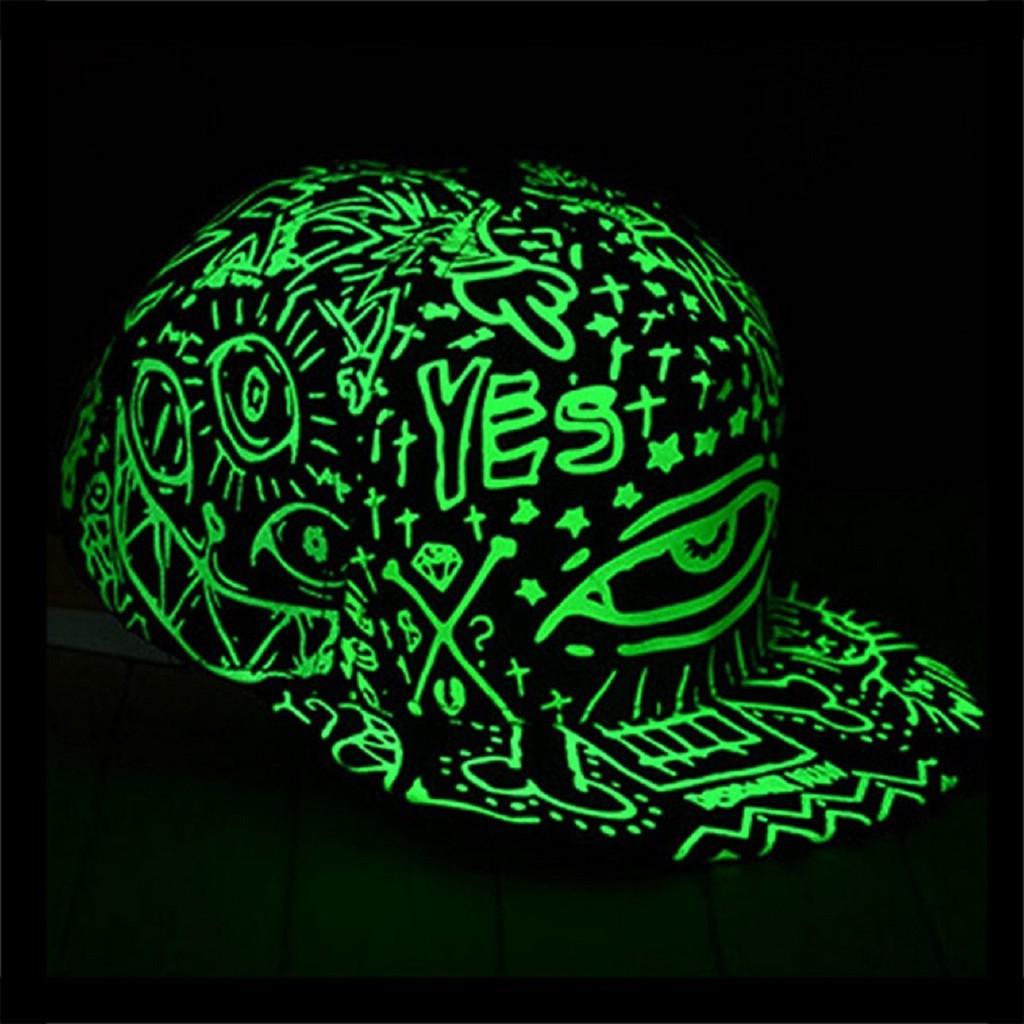 Mũ bóng chày hiphop phát sáng-freeship galahet shop