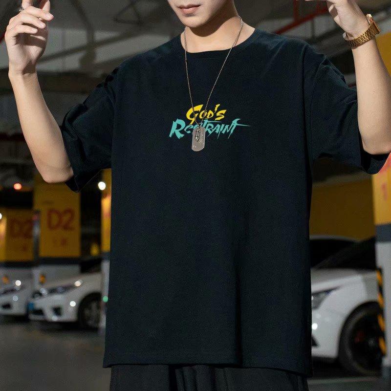 Áo Thun Nam Ngắn Tay In Hình Sáng Tạo