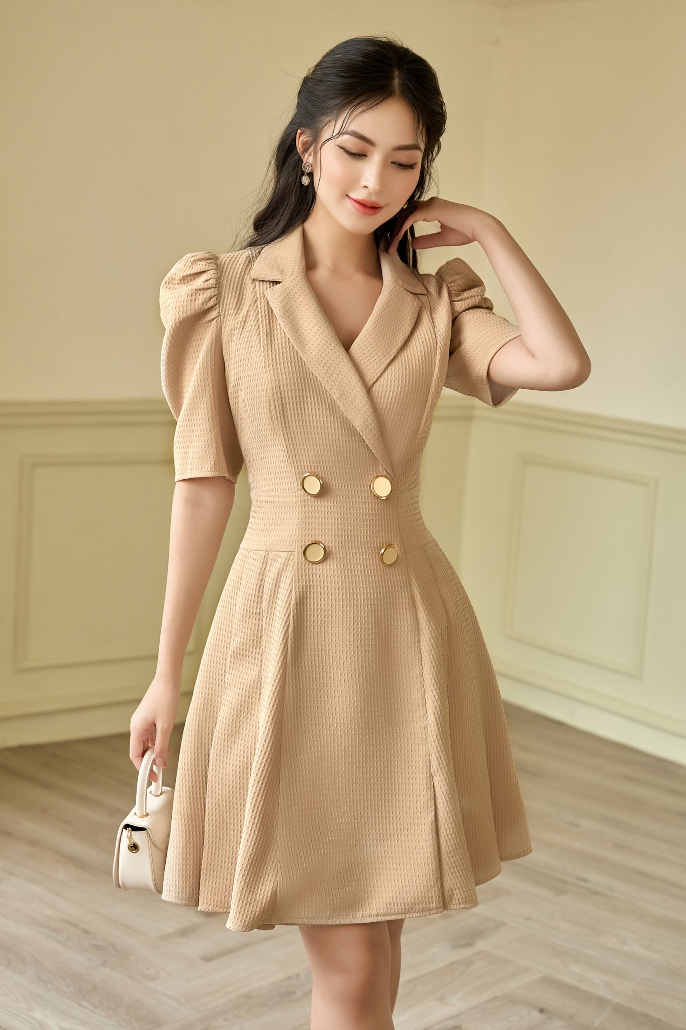 OLV - Đầm Aggie Button Dress