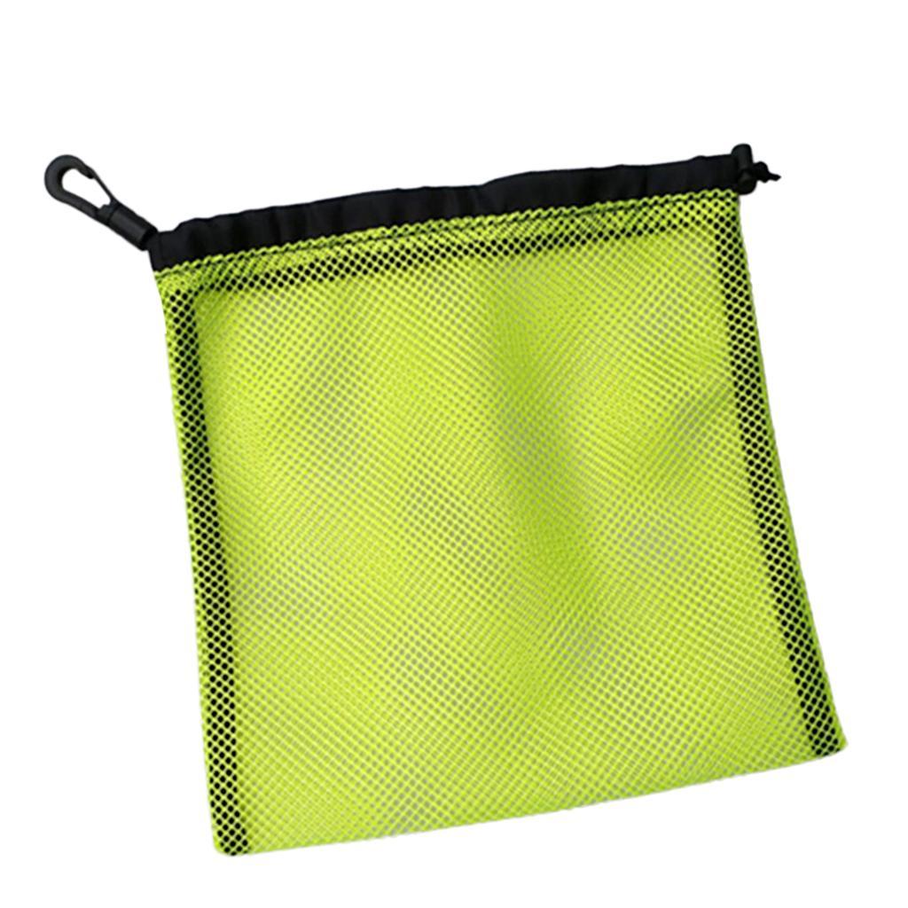 3Pcs Durable Mesh Nets Bag Pouch Golf Tennis Ball Carrying Holder Storage
