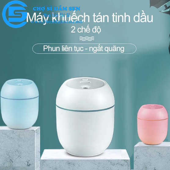 Máy xông tinh dầu mini tạo ẩm, máy khuếch tán tinh dầu phun sương tỏa hương khử mùi, xua đuổi muỗi