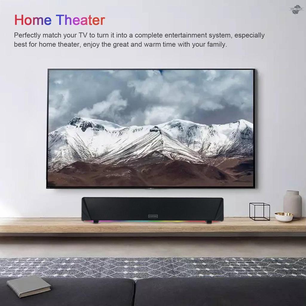 Loa Bluetooth 5.0 Wiwipenda L7 10w Có Đèn Rgb Hỗ Trợ Thẻ Nhớ Usb Tf Cho Tv / Pc / Điện Thoại Thông Minh