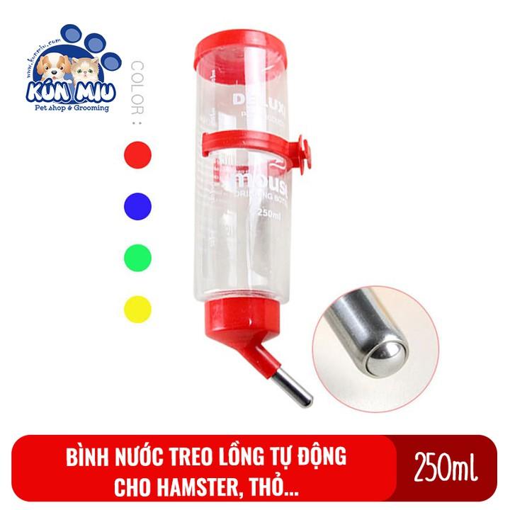 Bình nước treo lồng cho hamster, nhím, thỏ dung tích 250ml