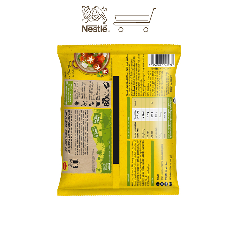 Hạt nêm cao cấp MAGGI Nấm Hương (gói 800g)